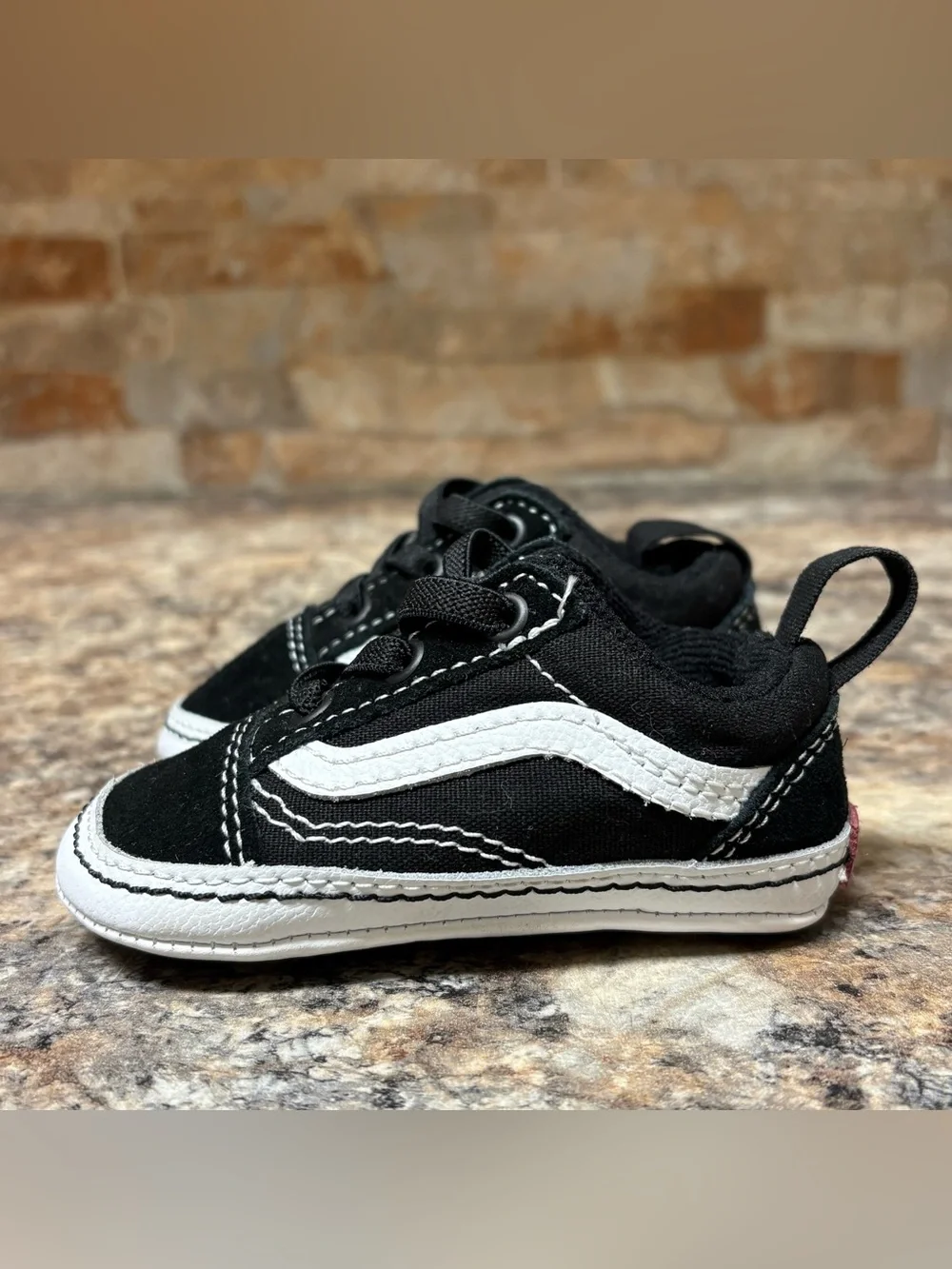 VANS Old Skool CLASSIC Baby CRIB Shoes Infant Size 3
